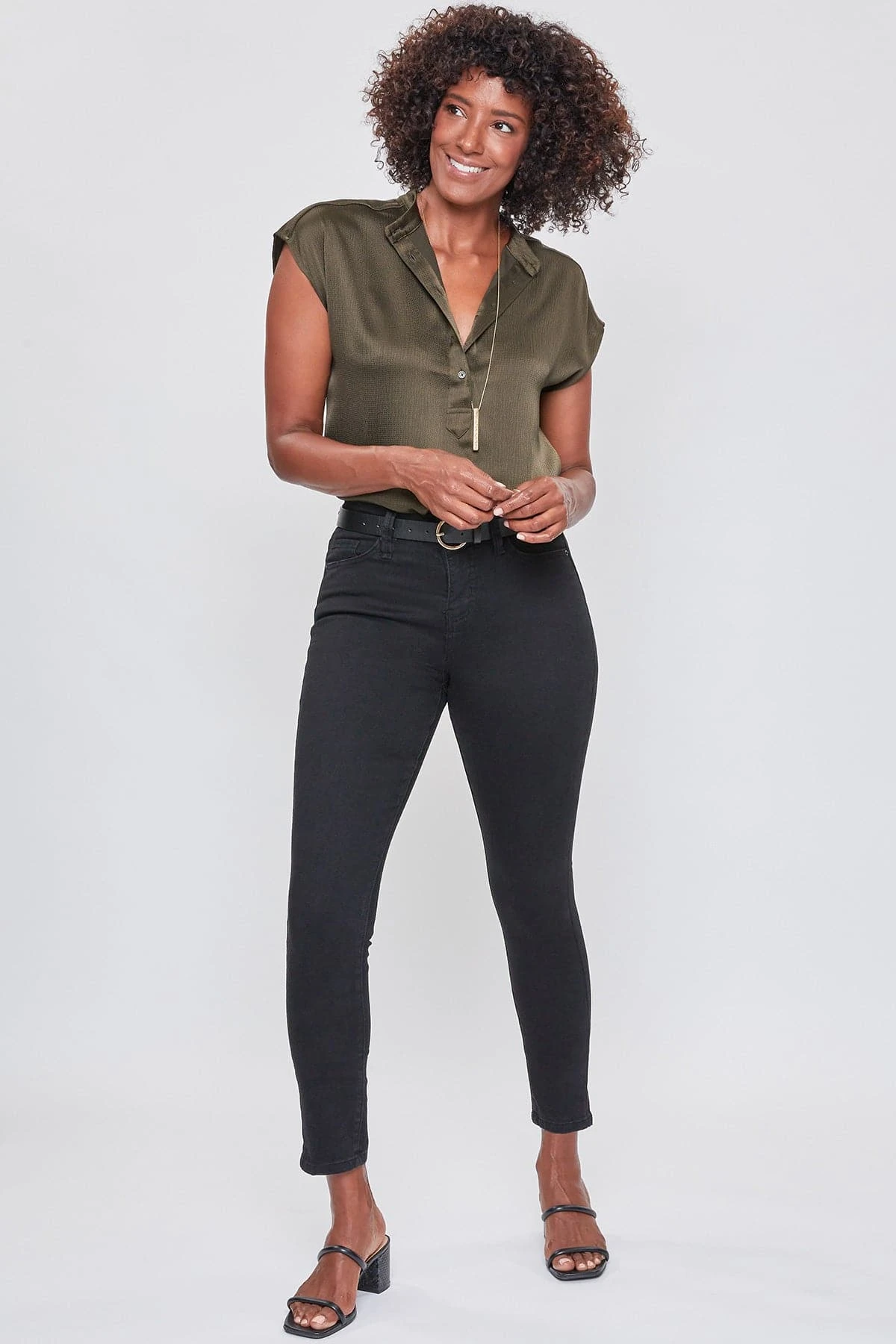 Women's Curvy Ultra High Rise Skinny Jeans 21 Women's Curvy Ultra High Rise Skinny Jeans - Image 19