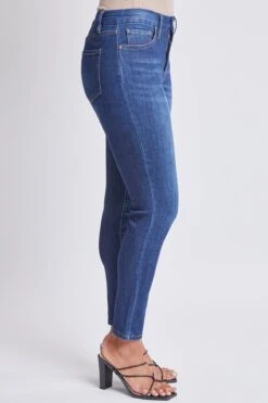 Women's Curvy Fit High Rise Skinny Jeans -Wana Fashion Shop WP988975 S08 3