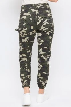 Women's Elastic Hem Joggers 23 Women's Elastic Hem Joggers -Wana Fashion Shop WP989621 CAMO 5