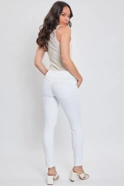 Women's WannaBettaButt 3 Button Skinny Ankle Jeans -Wana Fashion Shop WP998651N K37 6