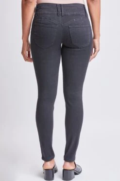 Women's WannaBettaButt 3 Button Skinny Ankle Jeans -Wana Fashion Shop WP998651N W67 5