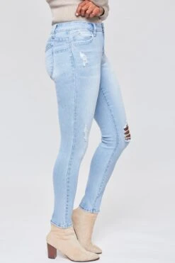 Women's WannaBettaButtMid Rise Regular Hem Skinny Sustainable Jean -Wana Fashion Shop WP998765N L1477 3
