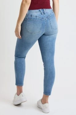 Women's High Rise Curve Confidence WannaBettaButt Skinny Jeans 25 Women's High Rise Curve Confidence WannaBettaButt Skinny Jeans -Wana Fashion Shop WP998775 35L 3
