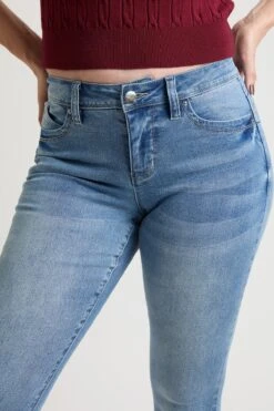 Women's High Rise Curve Confidence WannaBettaButt Skinny Jeans 26 Women's High Rise Curve Confidence WannaBettaButt Skinny Jeans -Wana Fashion Shop WP998775 35L 4