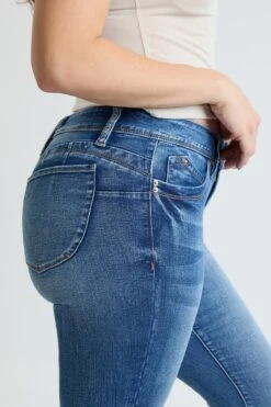 Women's High Rise Curve Confidence WannaBettaButt Skinny Jeans 33 Women's High Rise Curve Confidence WannaBettaButt Skinny Jeans -Wana Fashion Shop WP998775 35M 5