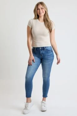 Women's High Rise Curve Confidence WannaBettaButt Skinny Jeans 28 Women's High Rise Curve Confidence WannaBettaButt Skinny Jeans -Wana Fashion Shop WP998775 35M 6