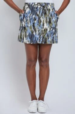 Women's Drawstring Porkchop And Cargo Pocket Skort -Wana Fashion Shop WR132P1 CA006 4