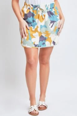 Women's Dolphin Skort With Knit Under Short 27 Women's Dolphin Skort With Knit Under Short -Wana Fashion Shop WR134T1 CA008 2