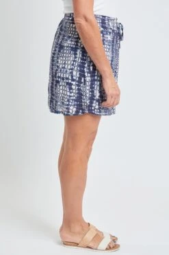 Women's Dolphin Rayon Skort With Knit Under Short -Wana Fashion Shop WR136CG AN009 2