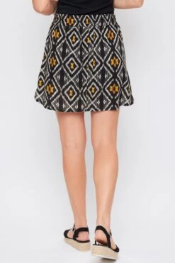 Women's Dolphin Rayon Skort With Knit Under Short -Wana Fashion Shop WR136CG BA003 4