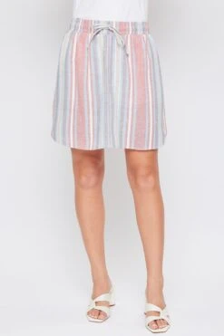 Women's Lifestyle Linen Dolphin Skort -Wana Fashion Shop WR136LN ST012 1