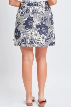 Women's High Rise Pull-On Dolphin Skort -Wana Fashion Shop WR136R1 FL012 3