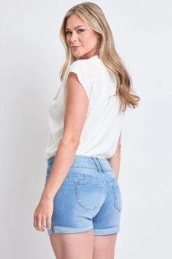 Women's WannaBettaButt 3 Button Cuffed Shorts Sustainable -Wana Fashion Shop WS257942 L2658 5 df920b7b 0c37 41ca 9acf 8c1e07fe3809