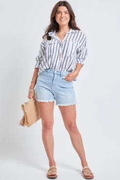 Women's Vintage High Rise Fray Hem Shorts -Wana Fashion Shop WS267970N L08 1 Custom 6999aefa 0cc3 495d 82a6 a4b699cfa30e