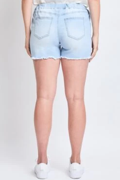 Women's Essentials Elastic Waistband Jogger Shorts -Wana Fashion Shop WS270950 Q36 2