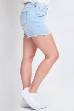 Women's Essentials Elastic Waistband Jogger Shorts -Wana Fashion Shop WS270950 Q36 3