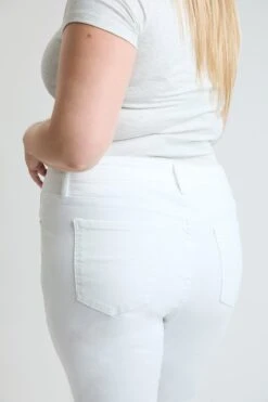 Women's Plus High Rise Premium Stretch Cuff Essential Capri -Wana Fashion Shop XC121960 K37 6