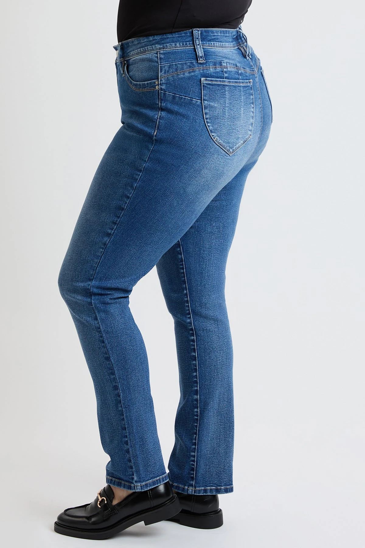 Women's Plus High Rise Curve Confidence WannaBettaButt Straight Leg Jeans 11 Women's Plus High Rise Curve Confidence WannaBettaButt Straight Leg Jeans - Image 9