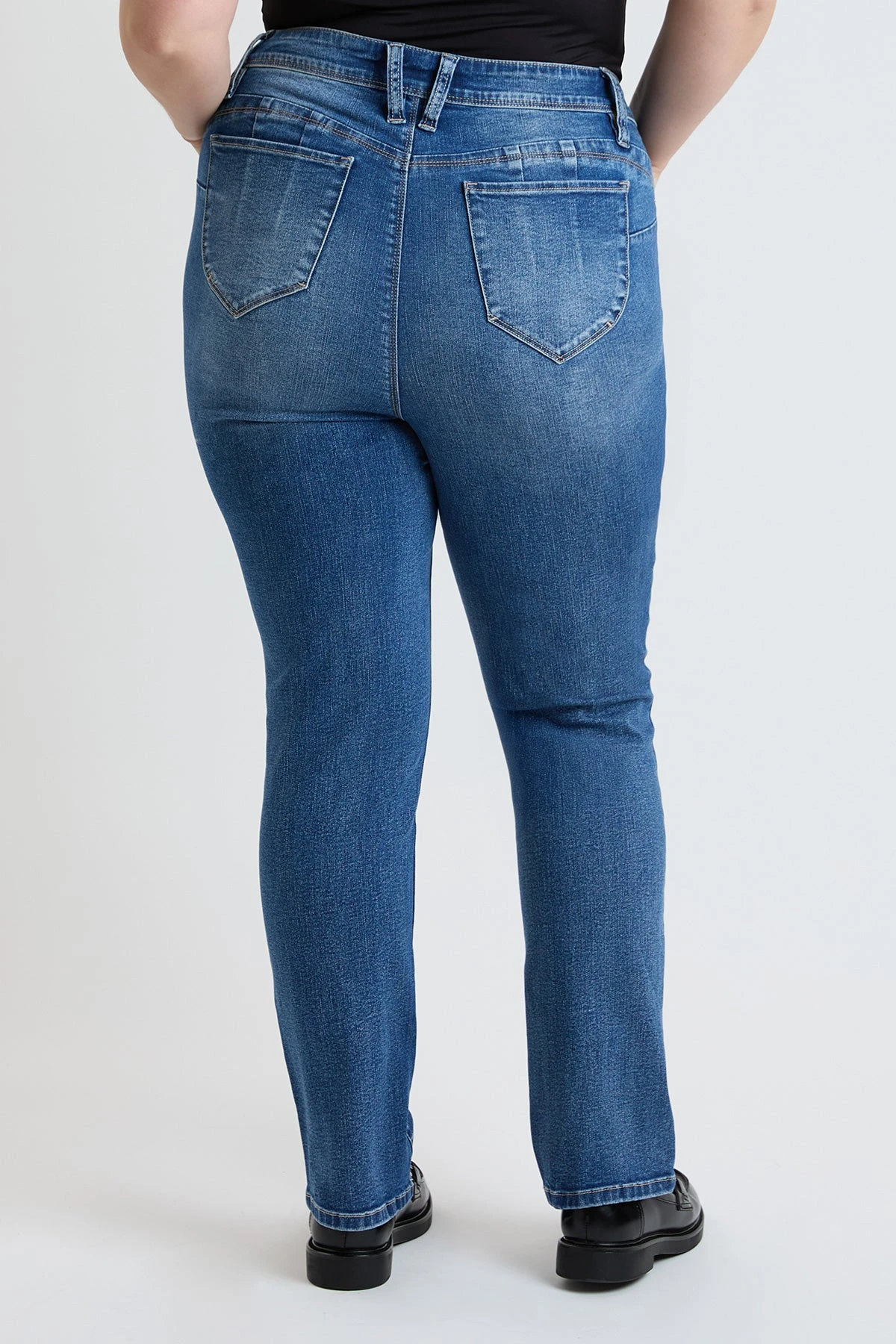Women's Plus High Rise Curve Confidence WannaBettaButt Straight Leg Jeans 12 Women's Plus High Rise Curve Confidence WannaBettaButt Straight Leg Jeans - Image 10