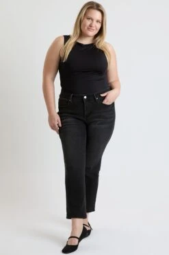 Women's Plus Premium Stretch Slim Straight Jeans -Wana Fashion Shop XP024460 16W 6