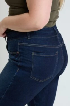 Women's Plus Premium Stretch High Rise Bootcut Jeans -Wana Fashion Shop XP036160 S35 4