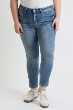 Women's Plus Premium Stretch Skinny Jean -Wana Fashion Shop XP60660 108T 1