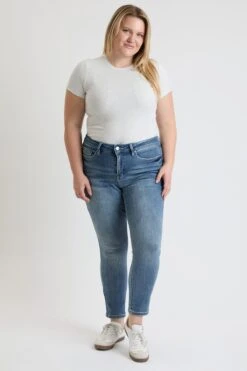 Women's Plus Premium Stretch Skinny Jean -Wana Fashion Shop XP60660 108T 6