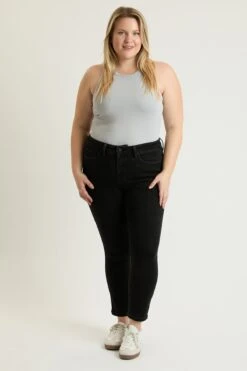 Women's Plus Premium Stretch Skinny Jean -Wana Fashion Shop XP60660 W37 6