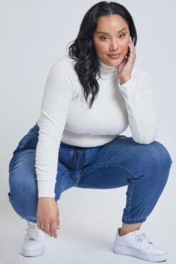 Women's Plus Size Essential Loungewear Joggers 22 Women's Plus Size Essential Loungewear Joggers -Wana Fashion Shop XP62364 2040M 3 6e91c47b deae 4a70 9ab5 5da04b609385