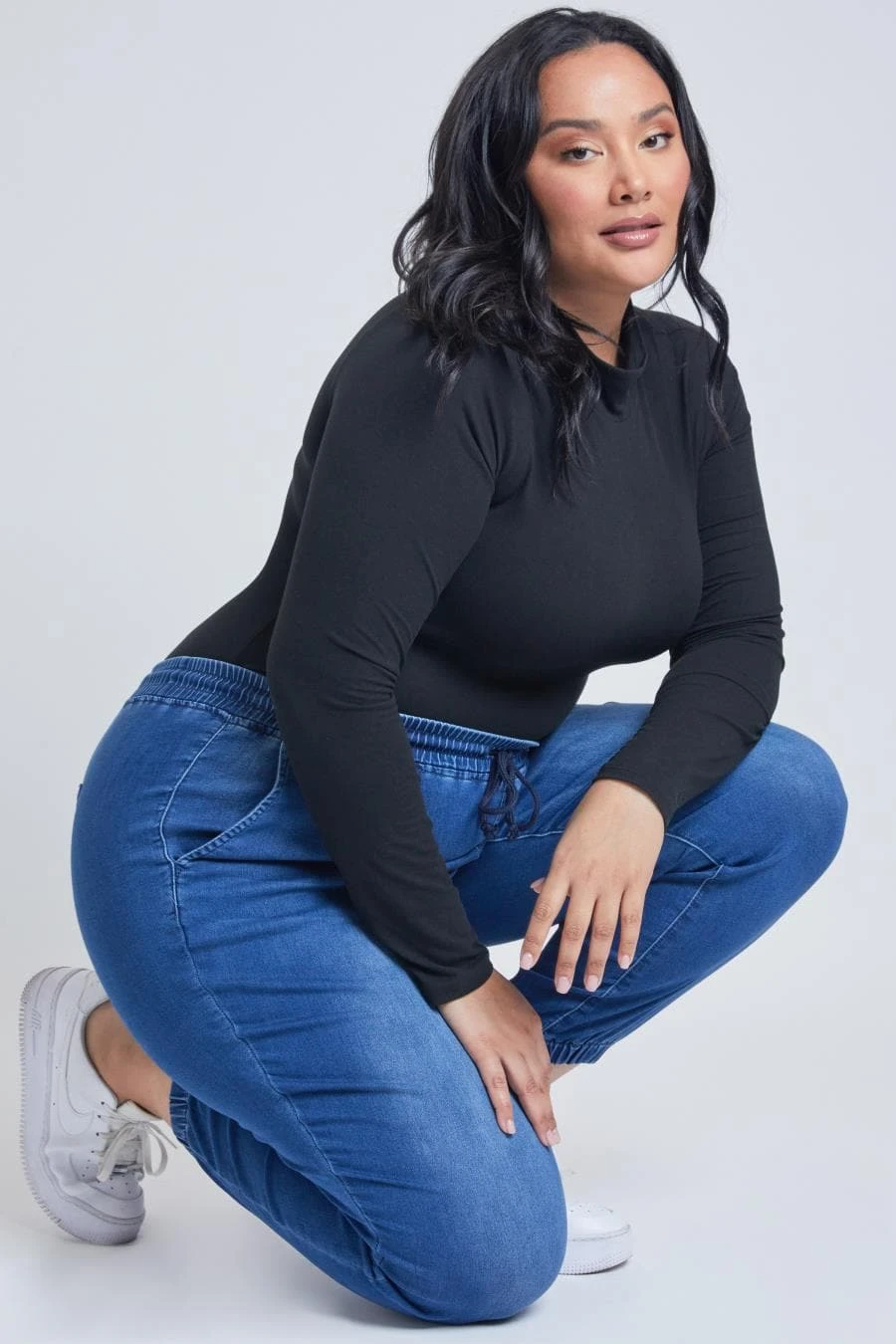 Women's Plus Size Essential Loungewear Joggers 3 Women's Plus Size Essential Loungewear Joggers