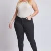 Women's Plus Size WannaBettaButt Mid Rise Mega Cuff Ankle Jeans