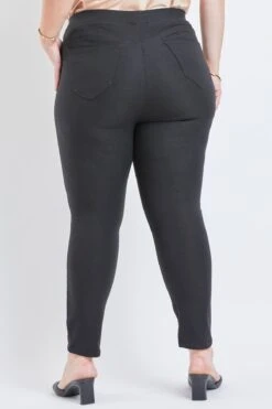 Women's Plus Hyperstretch Skinny Jegging -Wana Fashion Shop XP90931 BLACK 4