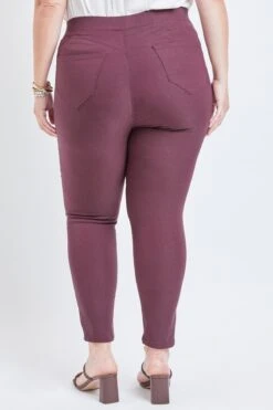 Women's Plus Hyperstretch Skinny Jegging -Wana Fashion Shop XP90931 PLUM 3 Custom 74108b25 34ee 434d 9f1a d4f2f7cbdc3a