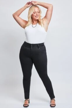 Women's Plus Size Sustainable WannaBettaButt Jeans -Wana Fashion Shop XP998651N W37 1