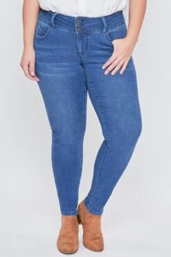 Women's Plus Size Sustainable WannaBettaButt Jeans -Wana Fashion Shop XP998651N M08 3