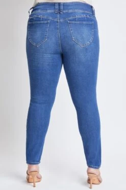 Women's Plus Size Sustainable WannaBettaButt Skinny Jeans -Wana Fashion Shop XP998665N M2857 5