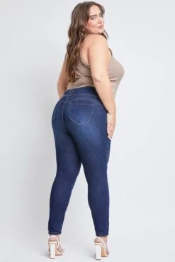 Women's Plus Size Sustainable WannaBettaButt Skinny Jeans -Wana Fashion Shop XP998665N S2857 6