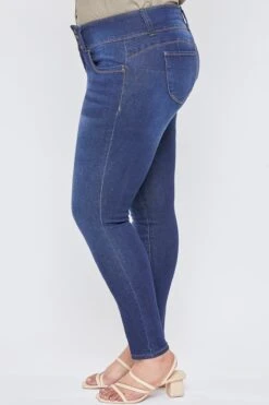Women's Plus Size Sustainable WannaBettaButt Skinny Jeans -Wana Fashion Shop XP998665N S08 3