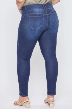 Women's Plus Size Sustainable WannaBettaButt Skinny Jeans -Wana Fashion Shop XP998665N S08 4