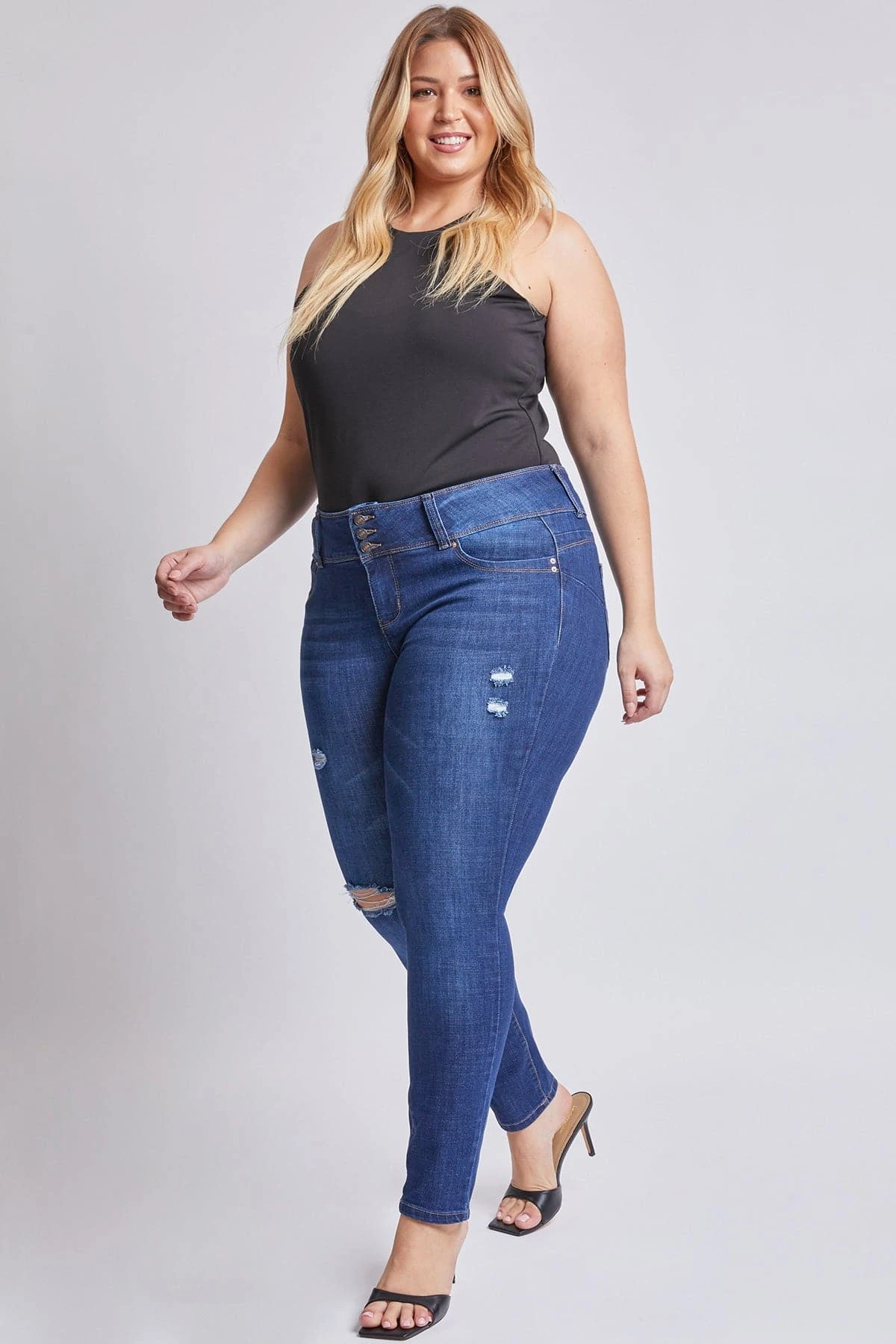 Women's Plus Size Sustainable WannaBettaButt Mid Rise Jeans 8 Women's Plus Size Sustainable WannaBettaButt Mid Rise Jeans - Image 6