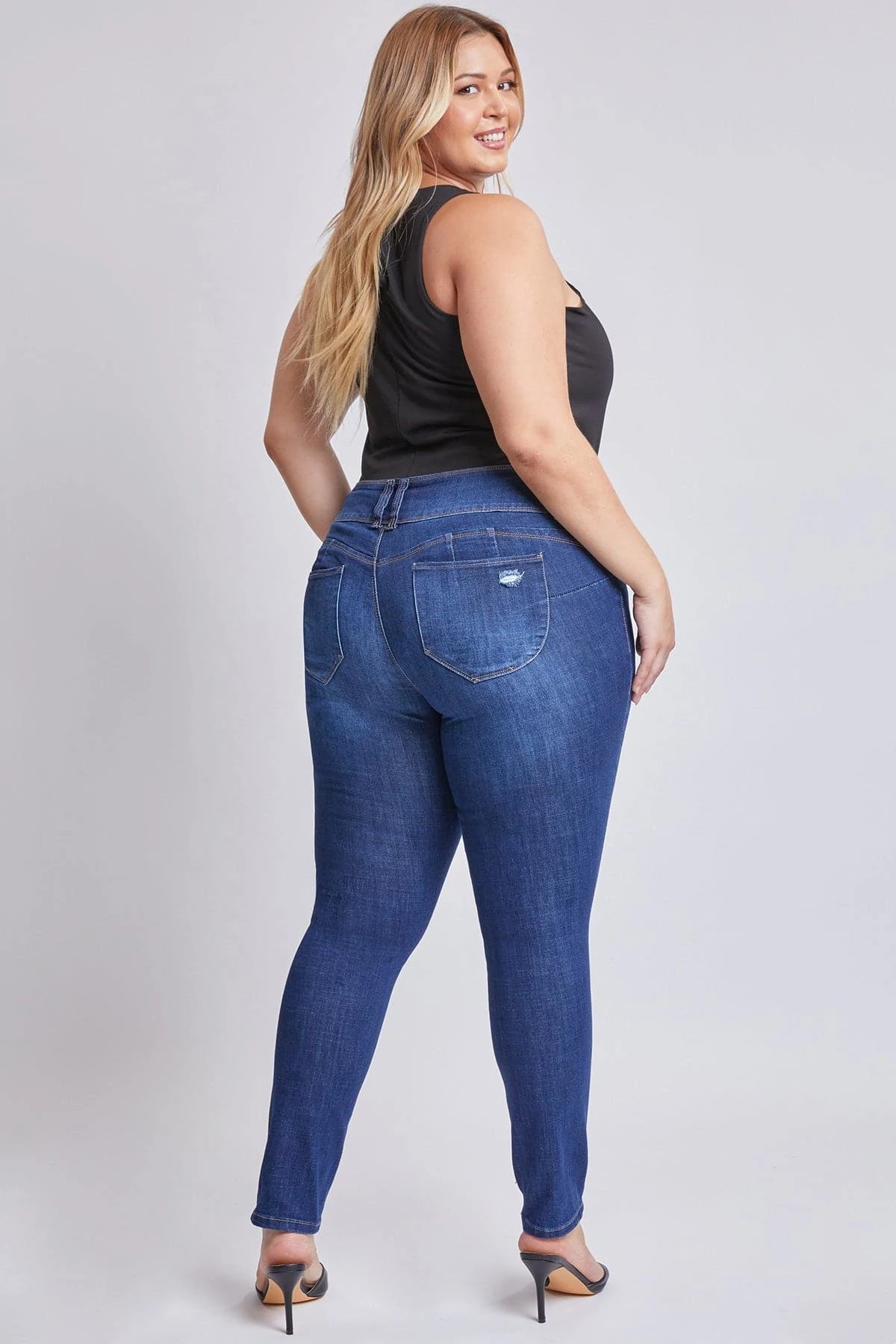 Women's Plus Size Sustainable WannaBettaButt Mid Rise Jeans 3 Women's Plus Size Sustainable WannaBettaButt Mid Rise Jeans