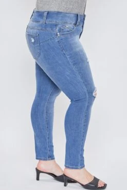Women's Plus Size Sustainable WannaBettaButt Mid Rise Jeans 27 Women's Plus Size Sustainable WannaBettaButt Mid Rise Jeans -Wana Fashion Shop XP998667N 2115M 2