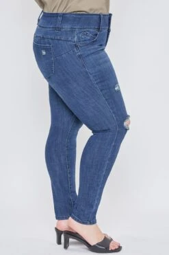 Women's Plus Size Sustainable WannaBettaButt Mid Rise Jeans 24 Women's Plus Size Sustainable WannaBettaButt Mid Rise Jeans -Wana Fashion Shop XP998667N P2115 3