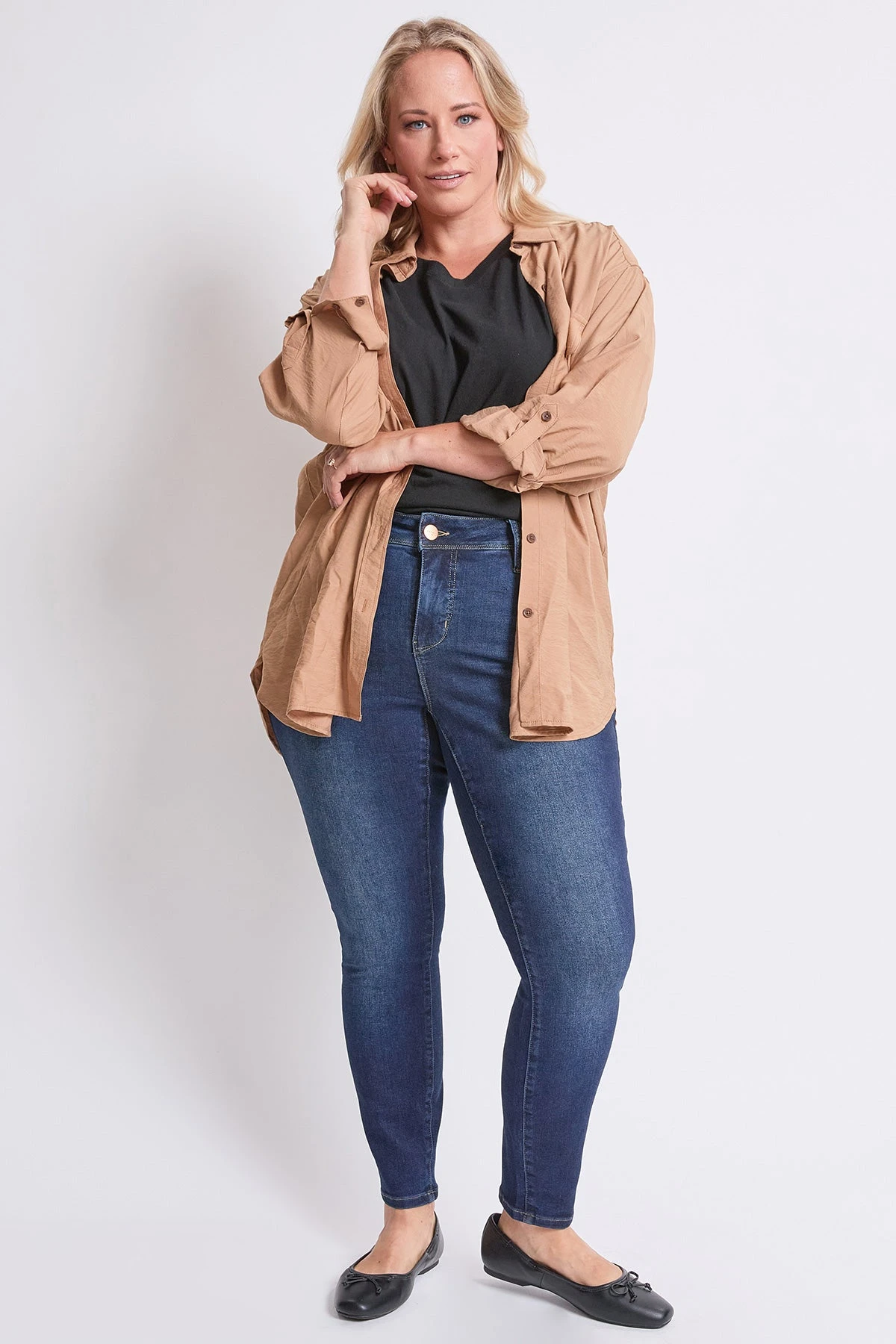 Women's Plus High Rise Curve Confidence WannaBettaButt Skinny Jeans 22 Women's Plus High Rise Curve Confidence WannaBettaButt Skinny Jeans - Image 20