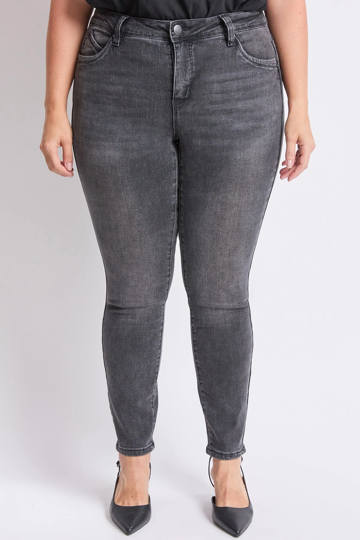 Women's Plus High Rise Curve Confidence WannaBettaButt Skinny Jeans 4 Women's Plus High Rise Curve Confidence WannaBettaButt Skinny Jeans - Image 2