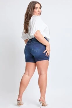 Women's Plus Size Sustainable WannaBettaButt Side Slit Hem Shorts -Wana Fashion Shop XS253042 S2659 6 6d2b549d 209b 45e1 b799 309934388869