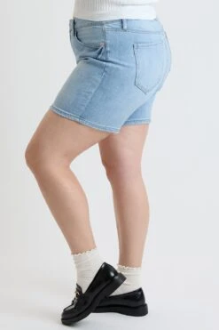 Women's Plus High Rise Essential Short 15 Women's Plus High Rise Essential Short -Wana Fashion Shop XS315099 16C 2