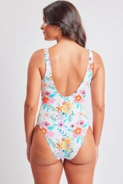 Rays N’ Waves Zip Up One Piece Swimsuit 14 Rays N’ Waves Zip Up One Piece Swimsuit -Wana Fashion Shop YOP 134 FLORALPRINT 5