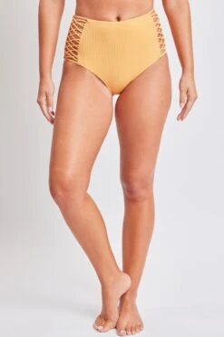 Heart & Sol Off Shoulder Flounce Bikini -Wana Fashion Shop YQGBK007 ORNGE 5