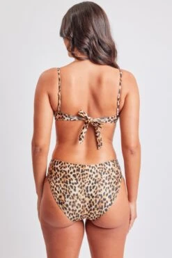 Seas The Day Bandeau Bikini -Wana Fashion Shop YQGBK174 LEOPA 4